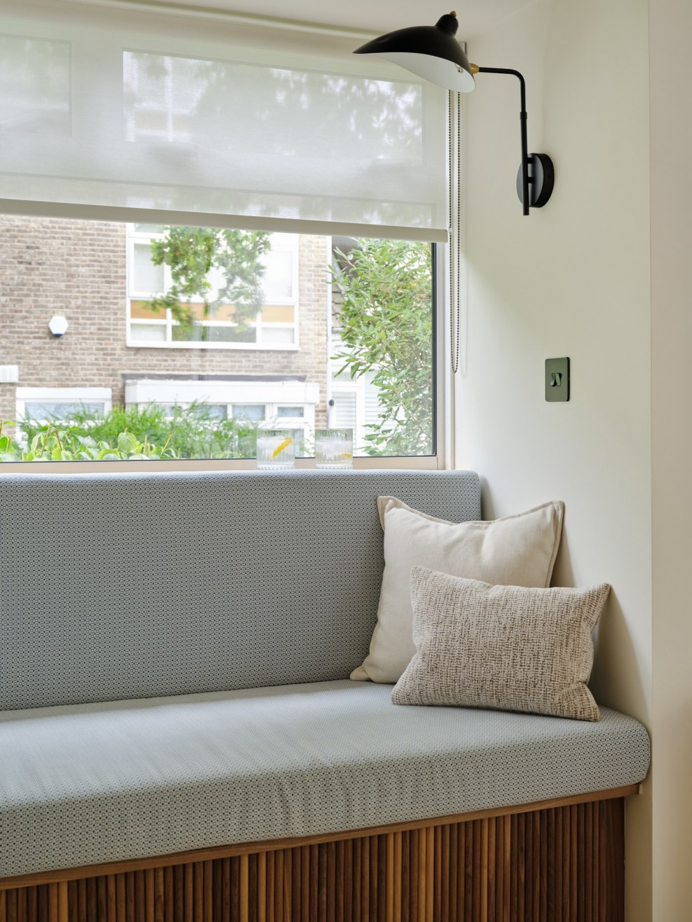 College Gardens  | Custom window seat  | Interior Designers